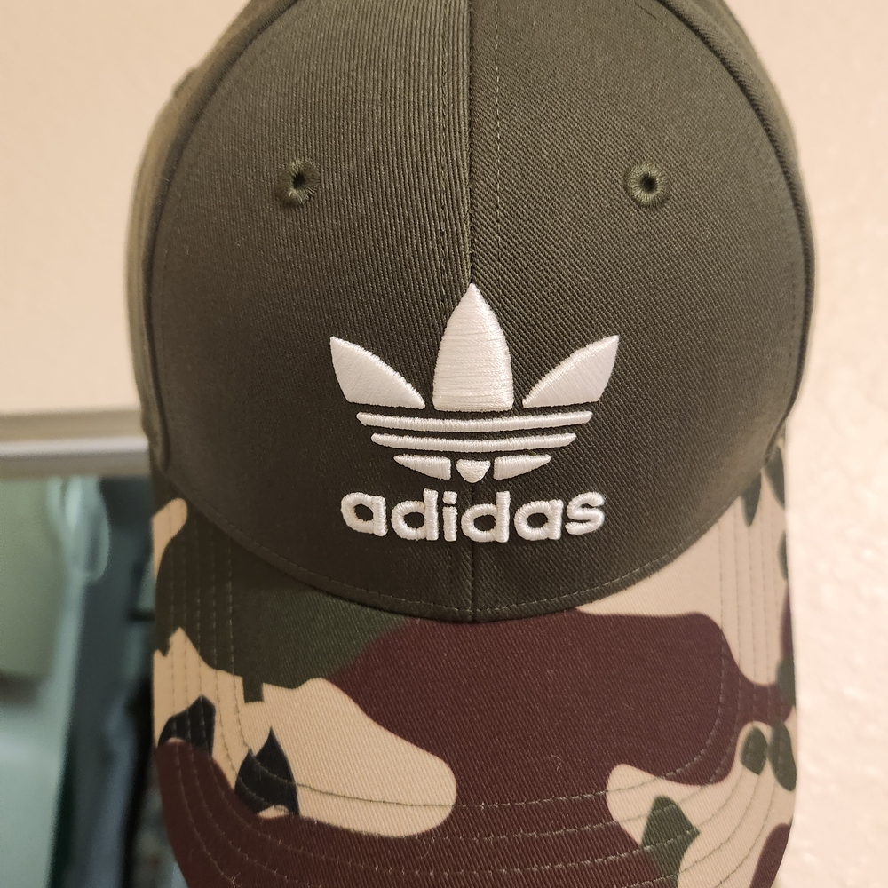 Adidas Olive and Camouflage Men's Hat